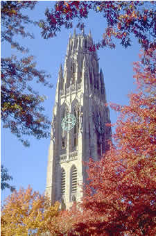 Yale University: Harkness Tower in Autumn